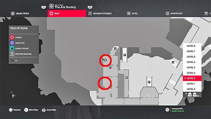 2 Tokens are located inside the crypt located to the west from the upper courtyard (there is a narrow passage) - Hitman 2: 10 unique coins - how to get? The Ark Society walkthrough - The Ark Society (Isle of Sgail) - Hitman 2 Guide