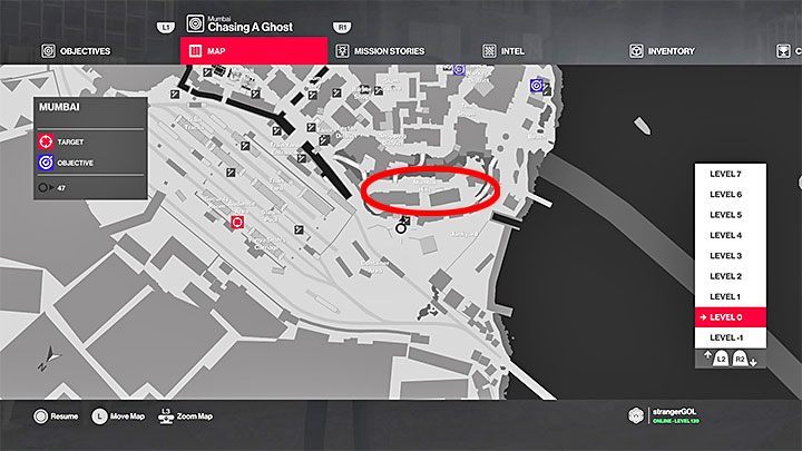 This feature mission takes place entirely on the Mumbai Hills, which is shown in the picture above - Hitman 2: Story Missions - Chasing a Ghost walkthrough - Chasing a Ghost (Mumbai) - Hitman 2 Guide