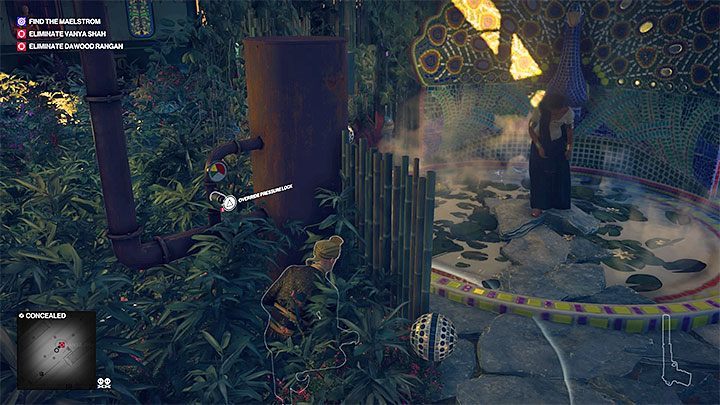 The next part requires a wrench - there are two of them in the area - Hitman 2: Assassinating Vanya Shah - Chasing a Ghost walkthrough - Chasing a Ghost (Mumbai) - Hitman 2 Guide