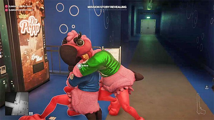 Now check the same location (a corridor next to the underground parking lot) for another man in a flamingo suit - Hitman 2: Miami - Trophies/Achievements list - Hitman 2 - Hitman 2 Guide