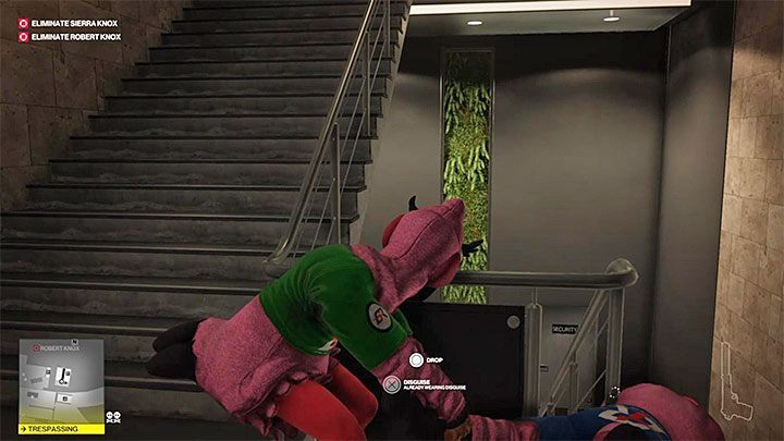 There is a staircase located on the back of the security room - Hitman 2: Miami - Trophies/Achievements list - Hitman 2 - Hitman 2 Guide