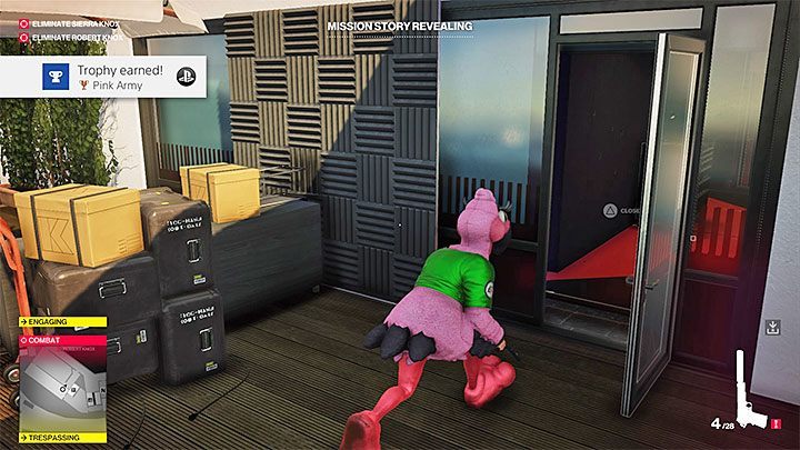 Soon other people present on the map will turn into large flamingos and this is one of the easter eggs of the game - Hitman 2: Miami - Trophies/Achievements list - Hitman 2 - Hitman 2 Guide