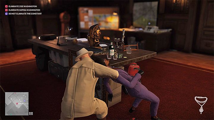 Sophia can be strangled with a necklace in It Belongs in a Museum story mission - Hitman 2: Isle of Sgail - Trophies/Achievements list - Hitman 2 - Hitman 2 Guide