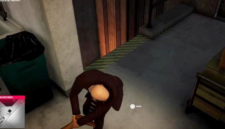 Optionally, throw someone into the elevator shaft and watch them fall - Hitman 2: Assassination of Sierra Knox - The Finish Line walkthrough - The Finish Line (Miami) - Hitman 2 Guide