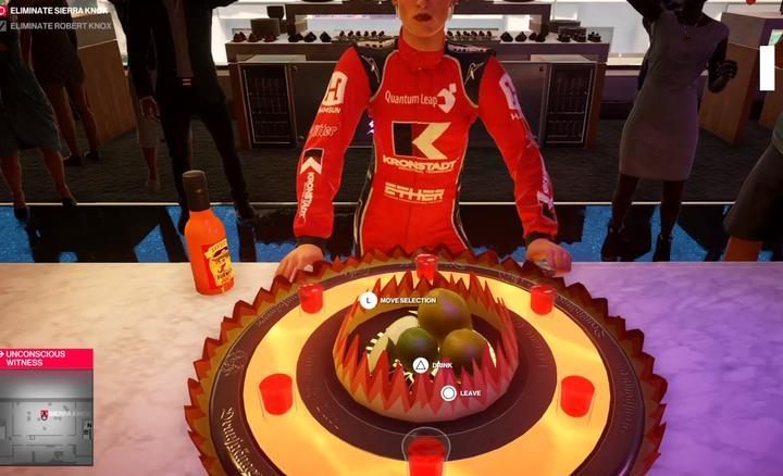 Now, go to the hall above garages, where the party is going on - Hitman 2: Assassination of Sierra Knox - The Finish Line walkthrough - The Finish Line (Miami) - Hitman 2 Guide