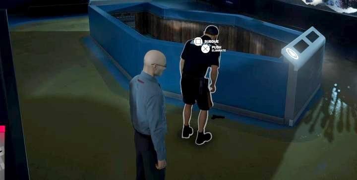 Push someone into the pool inside aquarium - best a guard who works there. - Hitman 2: Challenges, Feats - The Finish Line walkthrough - The Finish Line (Miami) - Hitman 2 Guide