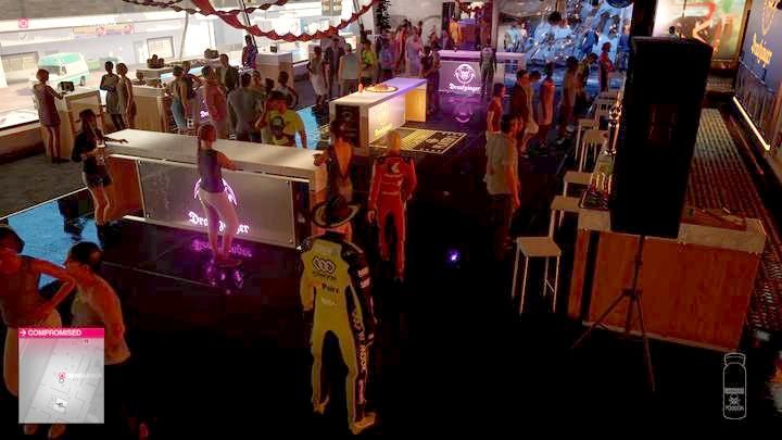 VIP party above the garages. - Hitman 2: Challenges, Feats - The Finish Line walkthrough - The Finish Line (Miami) - Hitman 2 Guide