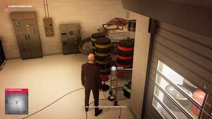 Afterburner in the garage. - Hitman 2: Kronstadt Octane Afterburner - where to find? The Finish Line - The Finish Line (Miami) - Hitman 2 Guide