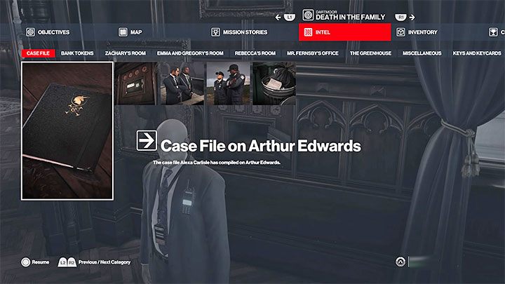 Inside, you will find a Case File on Arthur Edwards - Hitman 3: The puzzle with the hidden safe - Dartmoor, walkthrough - Death in the Family - Dartmoor - Hitman 3 Guide