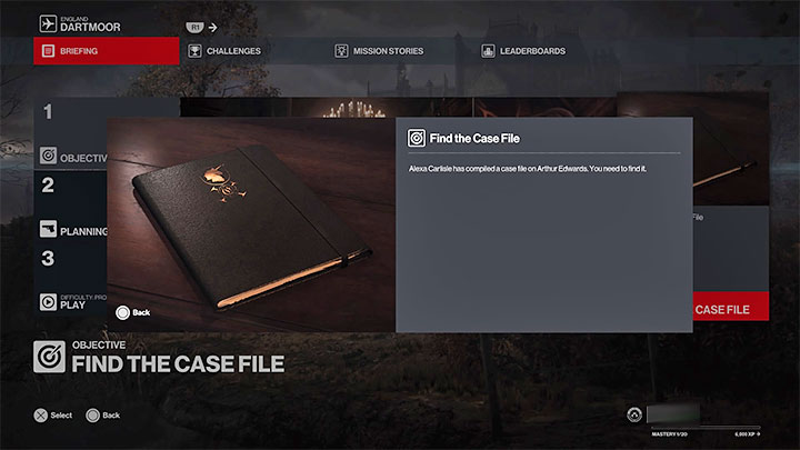 Finding the Case File is one of the two mandatory mission objectives - Hitman 3: Getting the Arthur Edwards files/Case File - Dartmoor, walkthrough - Death in the Family - Dartmoor - Hitman 3 Guide