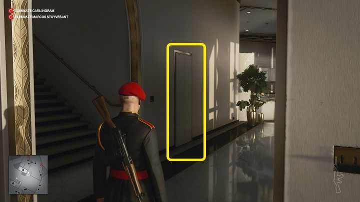 The rat poison you can obtain along the way will also come in handy while doing this task - Hitman 3: Carl Ingram - how to kill him? Dubai, walkthrough - On Top of the World - Dubai - Hitman 3 Guide