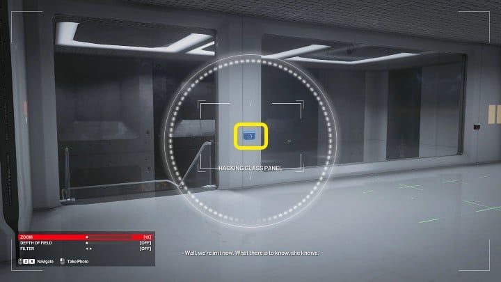 The next hallway has one camera installed, but you can easily turn it off with your camera - Hitman 3: CCTV in Chongqing (China) - where it is stored? - End Of An Era - Chongqing - Hitman 3 Guide