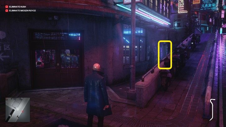 Turn back and walk to the right to the Arcade game room - Hitman 3: Chongqing - Best Disguises - End Of An Era - Chongqing - Hitman 3 Guide