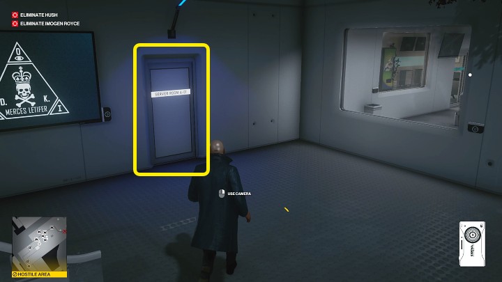 Go down the stairs and turn to the room on your left - Hitman 3: Chongqing - Best Disguises - End Of An Era - Chongqing - Hitman 3 Guide