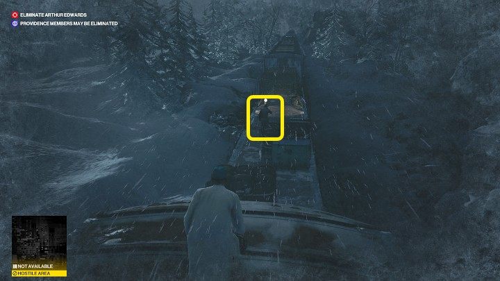 A little further ahead you will encounter one opponent - Hitman 3: Eliminating Arthur Edwards Carpathian Mountains, walkthrough - Untouchable - Carpathian Mountains - Hitman 3 Guide