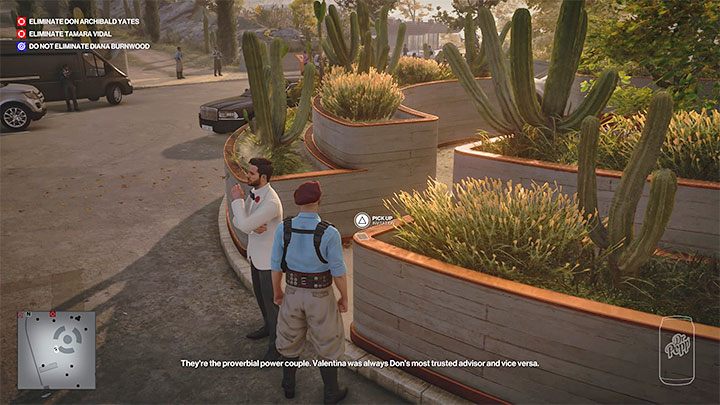 When repeating the mission in Mendoza, you do not need to meet Diana - Hitman 3: The meeting with Diana Burnwood - guide, walkthrough - The Farewell - Mendoza - Hitman 3 Guide