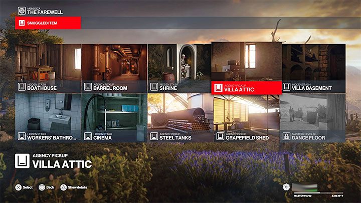 There are two sniper rifles on the Mendoza map - one is found on the balcony next to the Silos (point nr 11 on the map) and the other is in the Villa Attic (point nr 52 on the map) - Hitman 3: How to kill Don Archibald Yates? Mendoza, walkthrough, guide - The Farewell - Mendoza - Hitman 3 Guide