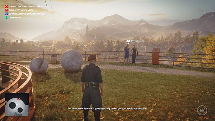 Interestingly, it is also possible to murder Tamara with a sniper rifle in a different way and thus complete the Murder by Proxy challenge - Hitman 3: How to kill Tamara Vidal? Mendoza, walkthrough, guide - The Farewell - Mendoza - Hitman 3 Guide