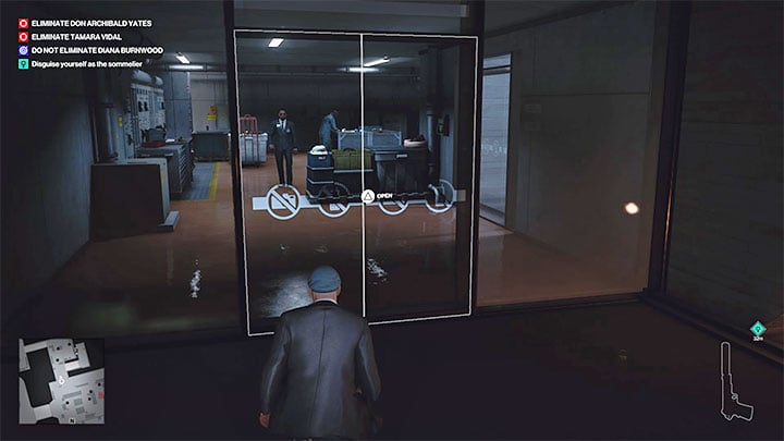 Agent 47 needs to get inside the Wine Fridge - Hitman 3: How to unlock the Ripe for the Picking trophy/achievement? - Trophy Guide - Hitman 3 Guide