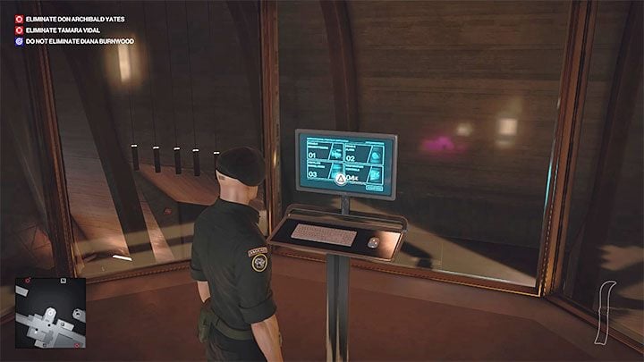 Use the nearby stairs to reach the security room (point 38 on the map) - Hitman 3: How to unlock the Ripe for the Picking trophy/achievement? - Trophy Guide - Hitman 3 Guide