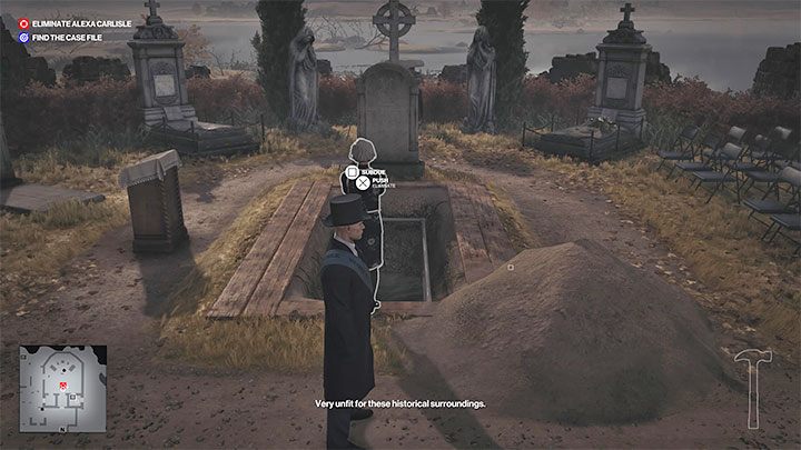 When Alexa arrives, accompany her and press the interaction button as needed to answer her questions and comments - Hitman 3: Her Final Resting Place - Dartmoor, Mission Stories, walkthrough - Death in the Family - Dartmoor - Hitman 3 Guide