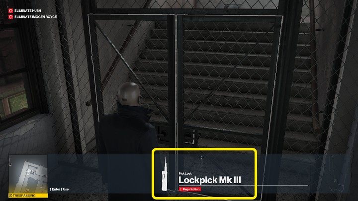 Using Lockpick Mk III is very simple - Hitman 3: Lock - how to open it? - FAQ - Hitman 3 Guide