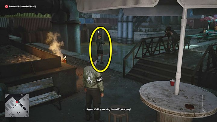 Agent Swan travels through public locations east of Club Hölle - Hitman 3: Killing Agent Swan (The Swan Song) - Berlin, a guide - Apex Predator - Berlin - Hitman 3 Guide