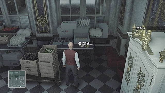Rat poison can be found, for instance, in the catering staff room, located on the first floor. - Disguises and important items | Paris: The Showstopper - Paris: The Showstopper - Hitman Game Guide