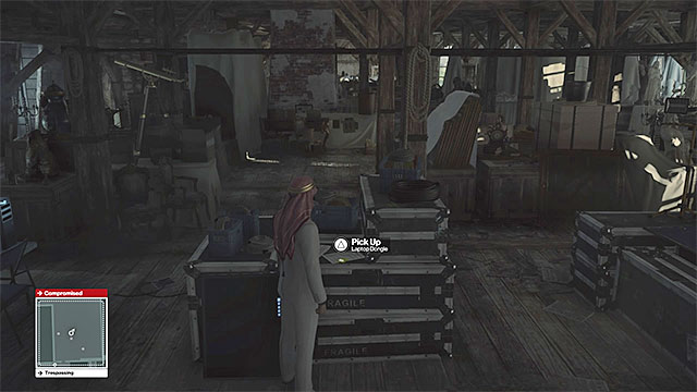 A pendrive can be found on the attic, together with a number of guards. - Disguises and important items | Paris: The Showstopper - Paris: The Showstopper - Hitman Game Guide