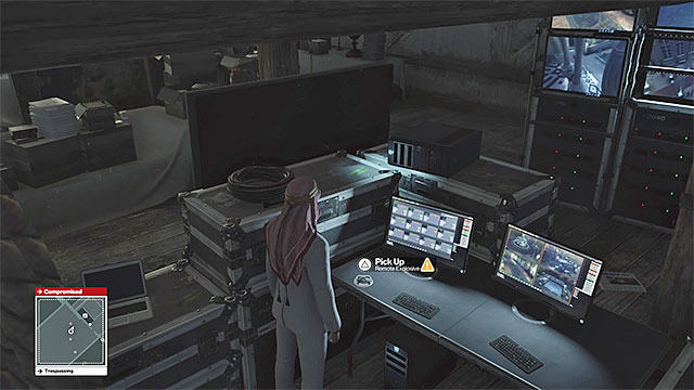 A remote explosive can be found near the Laptop Dongle. - Disguises and important items | Paris: The Showstopper - Paris: The Showstopper - Hitman Game Guide