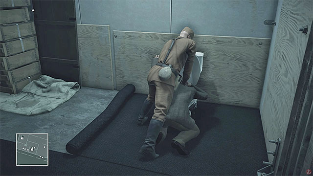 Kill Knight after he appears in the toilet on the ground floor - Murdering Knight | Final Training - Final Training - Hitman Game Guide