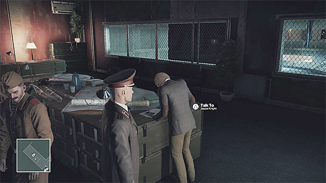 Meet with Knight while wearing KGB officer disguise - Murdering Knight | Final Training - Final Training - Hitman Game Guide
