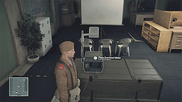 Place the slides in the projector - Murdering Knight | Final Training - Final Training - Hitman Game Guide