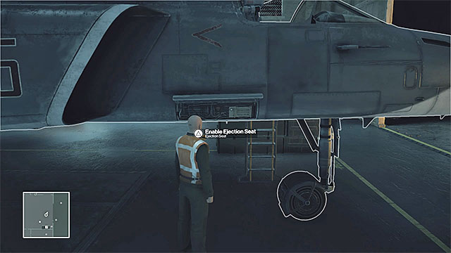 Go back to the hangar in which only one mechanic should remain (dont let him see you) - Murdering Knight | Final Training - Final Training - Hitman Game Guide