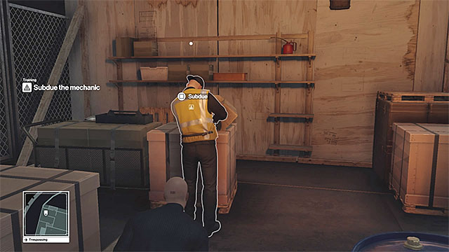 Stun the mechanic and take his clothes - Arrival; Guided Training | Prologue - Prologue - Hitman Game Guide