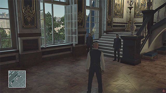 Auction workers can enter floor 3 - Palace infiltration | Paris: The Showstopper - Paris: The Showstopper - Hitman Game Guide