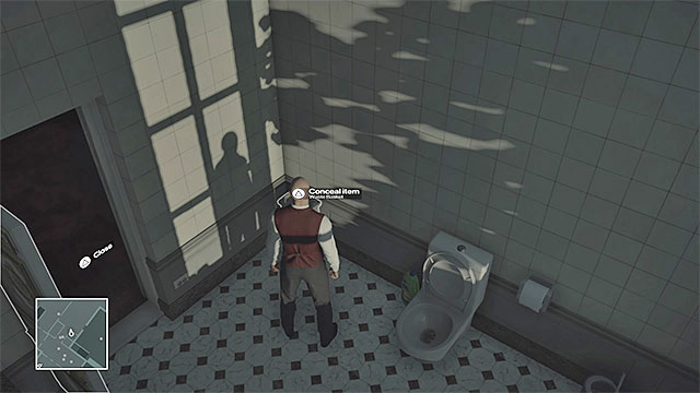 You can leave your weapons in one of the special containers - Palace infiltration | Paris: The Showstopper - Paris: The Showstopper - Hitman Game Guide