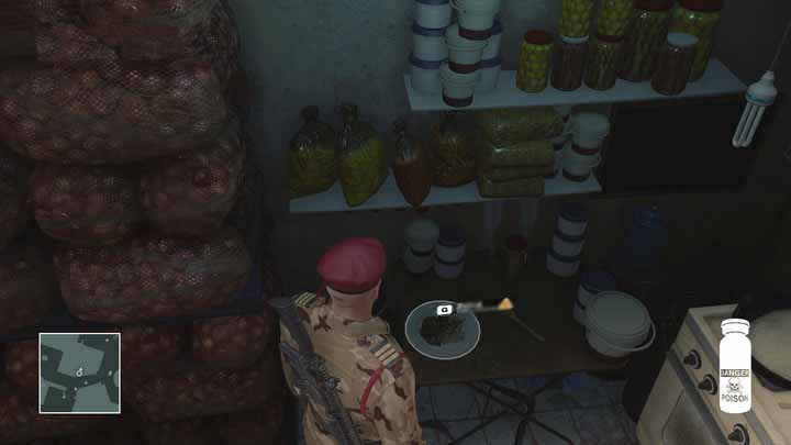 Its hard to find the plate with Zaydans meal - its in this place. - Murdering Reza Zaydan | Marrakesh - Marrakesh: A Gilded Cage - Hitman Game Guide