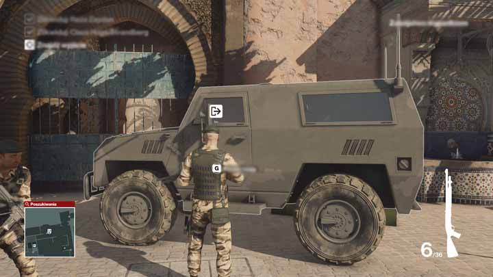 Its the quickest way if youve eliminated your targets with the carriers turret. - Leaving the mission area | Marrakesh - Marrakesh: A Gilded Cage - Hitman Game Guide