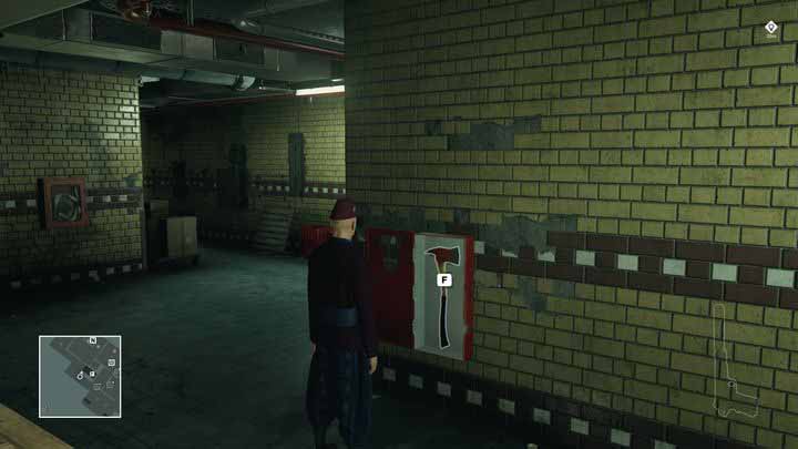 There are several fire axe cases in Himmapan hotel. - Important items | Bangkok - Bangkok: Club 27 - Hitman Game Guide