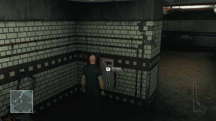 There is a fire axe on the wall - you can prepare it beforehand. - Murdering Ken Morgan | Bangkok - Bangkok: Club 27 - Hitman Game Guide