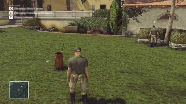 As a gardener, you can move freely outside of the mansion. - Disguises | Sapienza - Sapienza: World of Tomorrow - Hitman Game Guide