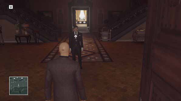 Butler stays in the main hall - Disguises | Sapienza - Sapienza: World of Tomorrow - Hitman Game Guide