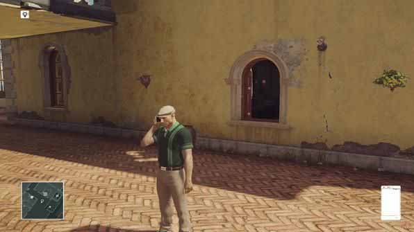 This disguise allows you to move around the mansion - Disguises | Sapienza - Sapienza: World of Tomorrow - Hitman Game Guide