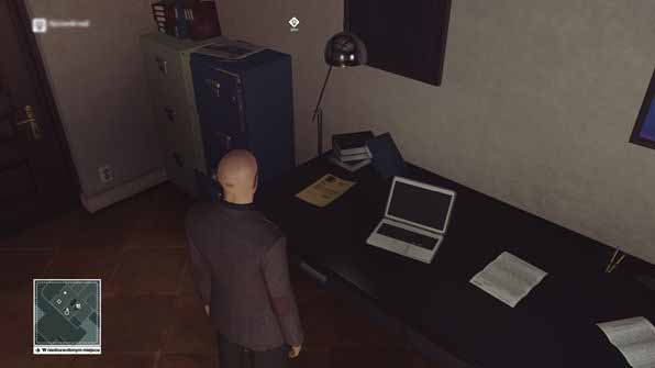 The right combination to the safe can be found by a laptop - Important items | Sapienza - Sapienza: World of Tomorrow - Hitman Game Guide