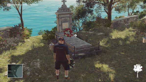 Put the flowers on the grave and wait for your target - Murdering Silvio Caruso | Sapienza - Sapienza: World of Tomorrow - Hitman Game Guide