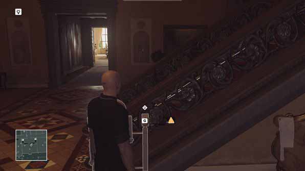 Turn on the stair lift and come back to Silvios mothers room - Murdering Silvio Caruso | Sapienza - Sapienza: World of Tomorrow - Hitman Game Guide