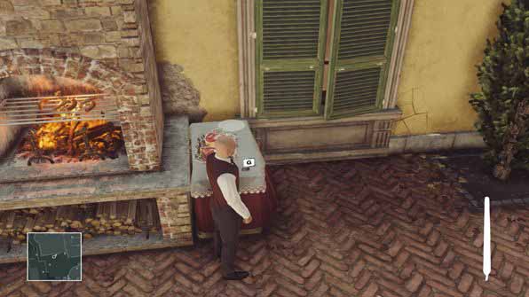 Plant the joint in a cigarette pack - Murdering Silvio Caruso | Sapienza - Sapienza: World of Tomorrow - Hitman Game Guide