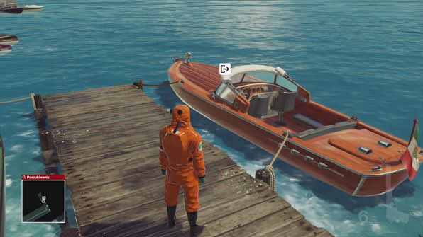 Use this vehicle as an alternative method of transportation - Leaving the mission area | Sapienza - Sapienza: World of Tomorrow - Hitman Game Guide