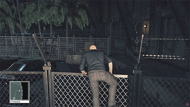 Climb on the fence - Military airport infiltration | Final Training - Final Training - Hitman Game Guide
